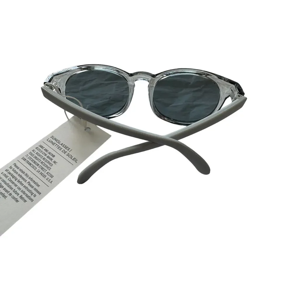 New Janie and Jack Toddlers Gray Silver Sunglasses Size 0-2